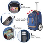 Big Wheel Rolling Bag - Classic Blue