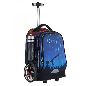 Big Wheel Trolley Bag - Falling Stars