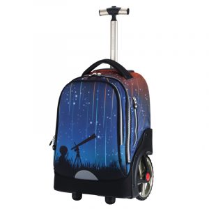 Big Wheel Trolley Bag - Falling Stars