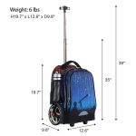 Big Wheel Trolley Bag - Falling Stars