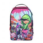 Skateboard Girl Hiphop Backpack